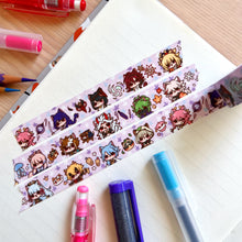 Load image into Gallery viewer, Genshin Inspired Neko Impact Inazuma Washi Tape