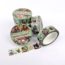 Load image into Gallery viewer, Genshin Inspired Neko Impact Sumeru Washi Tape