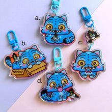 Load image into Gallery viewer, Tiger Rainbow Holo Acrylic Charm