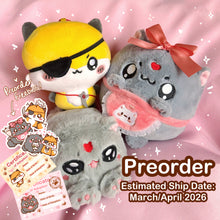 Load image into Gallery viewer, PREORDER Triple Threat Plush Set (BingPounce, BingMaid & Fox Cheng Plushie Set)