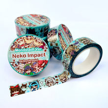 Load image into Gallery viewer, Genshin Inspired Neko Impact Mondstadt Washi Tape