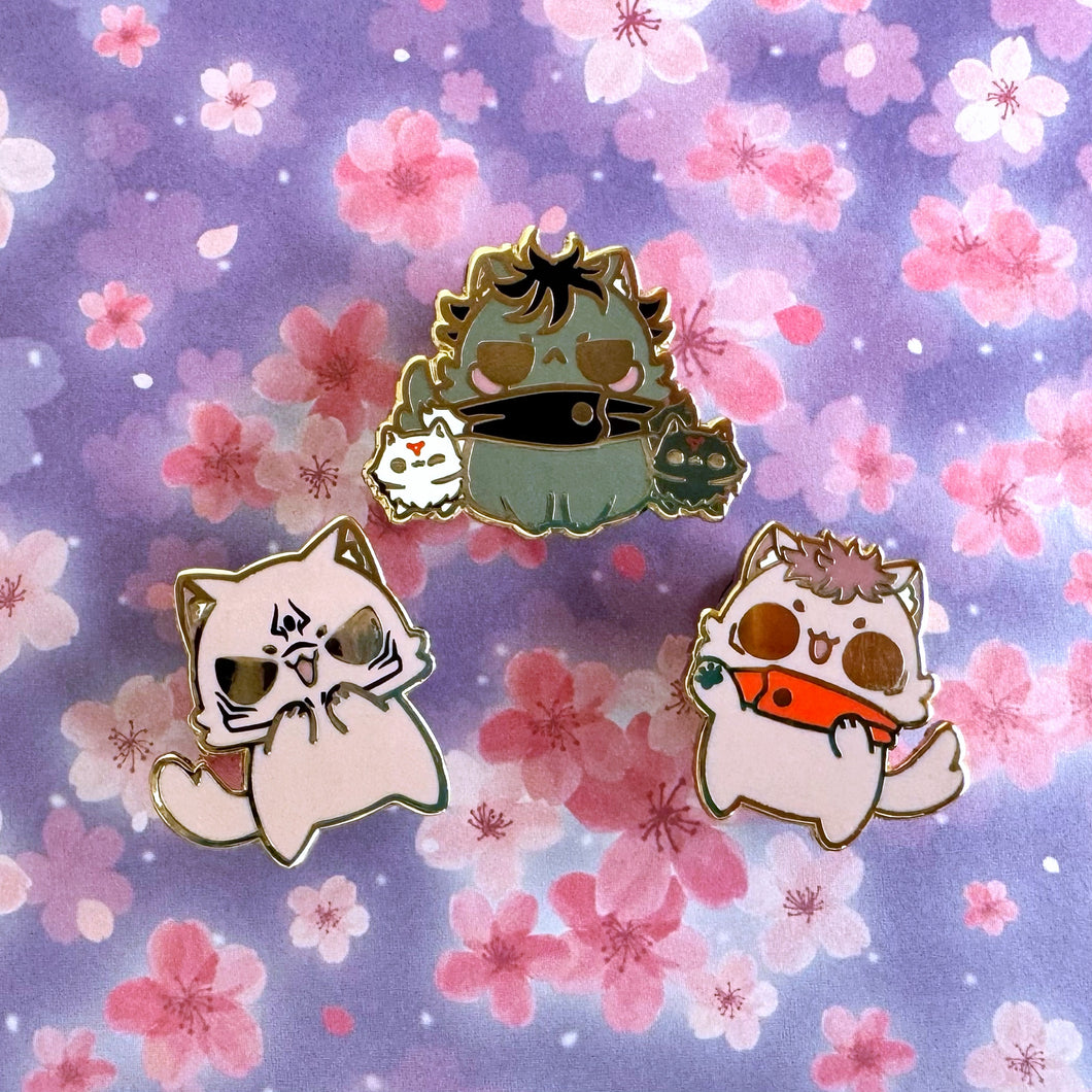 More Powerful Sorcerer Cat Pins