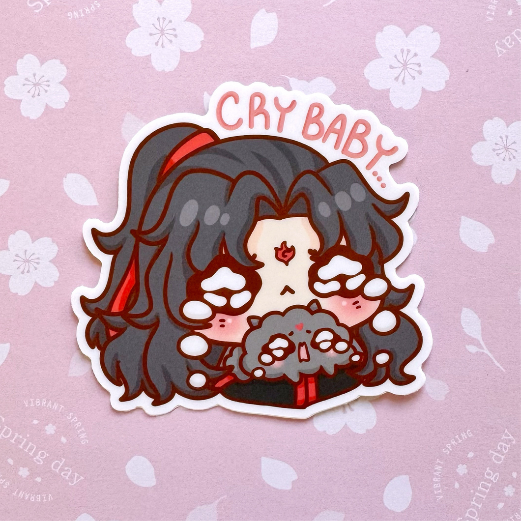 Crybaby Vinyl Sticker
