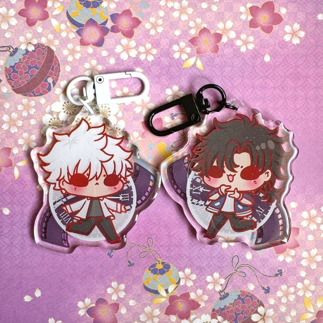 Time Duo Acrylic Charms