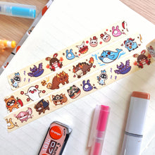 Load image into Gallery viewer, Genshin Inspired Buddies Washi Tape
