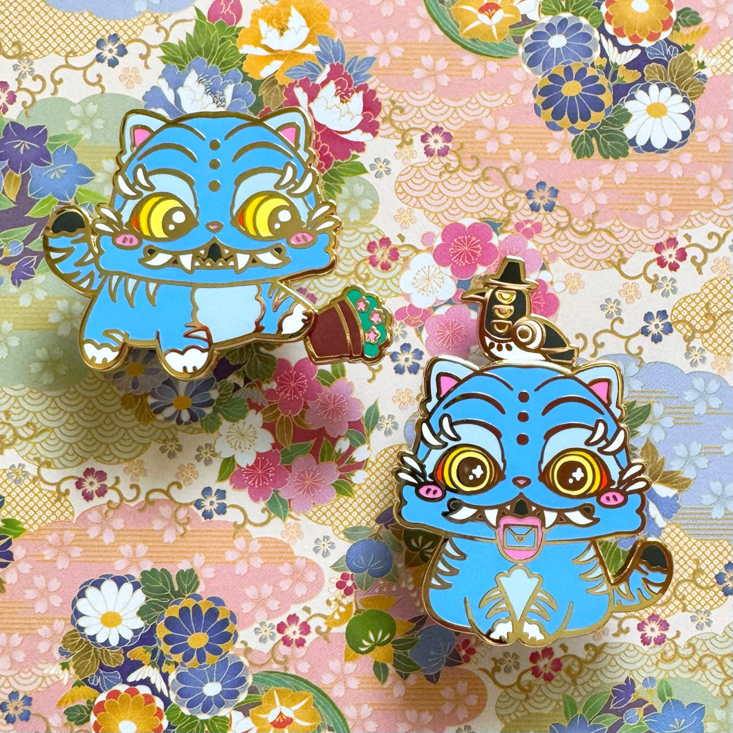 Tiger Springy Pins