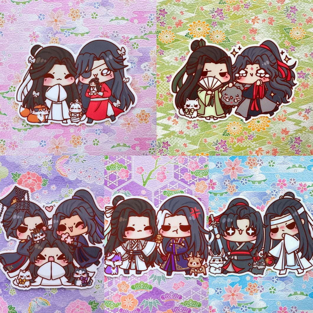 Danmei Gift Giving Vinyl Sticker Set