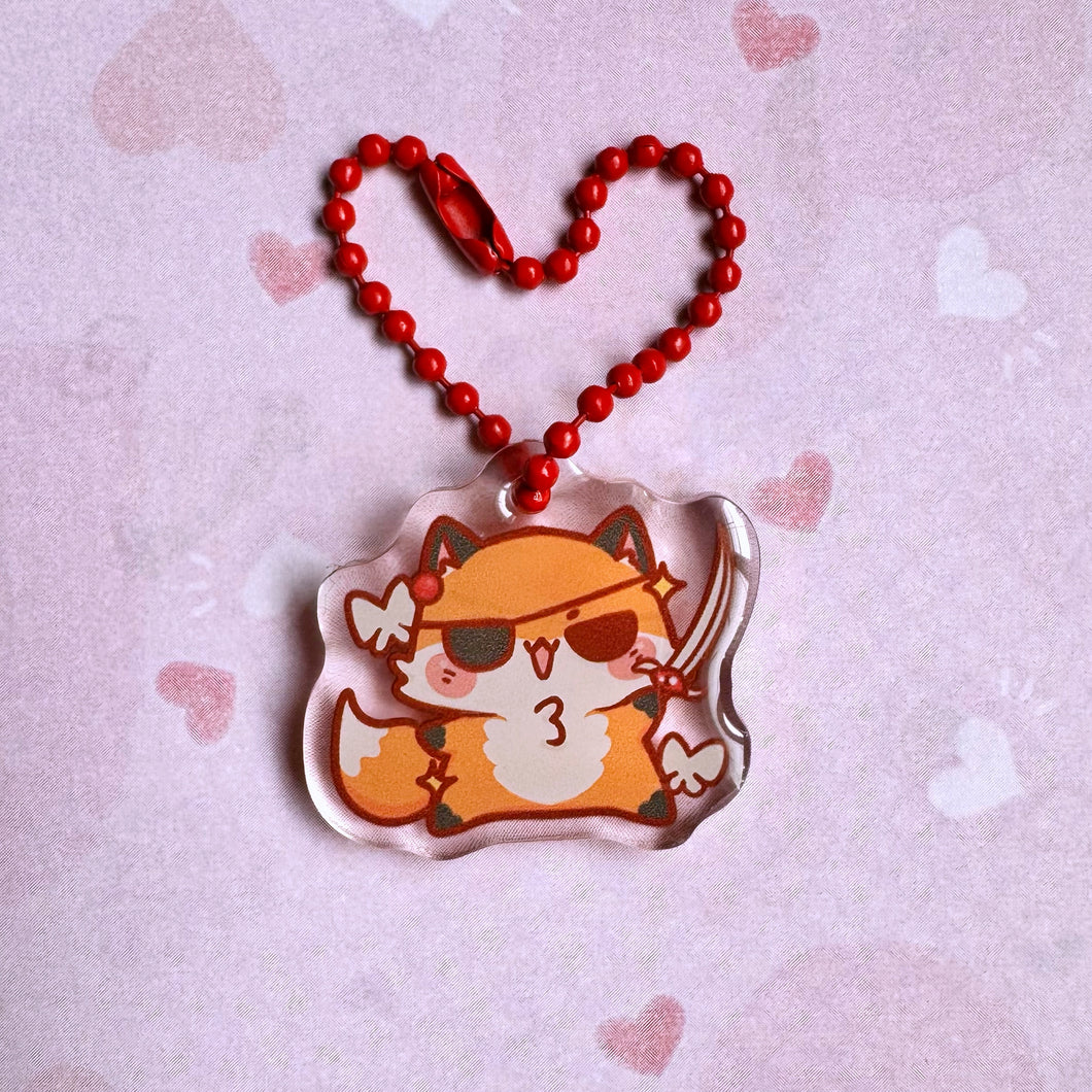 Fox Mini Acrylic Charms