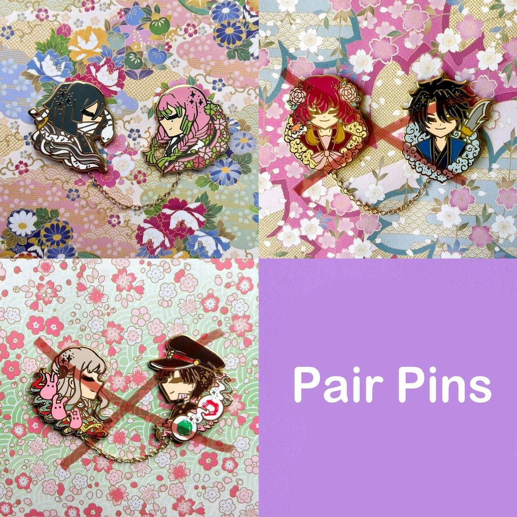 [Last One!] Couple Pair Collar Pins Catalogue Pt 1