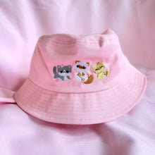 Load image into Gallery viewer, Cherry Blossom Cats Bucket Hat
