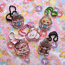 Load image into Gallery viewer, Witch Hat Cats Mini Acrylic Charm
