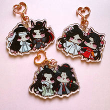 Load image into Gallery viewer, [Last chance, Con Displays] Floral MXTX Couple Acrylic Charms

