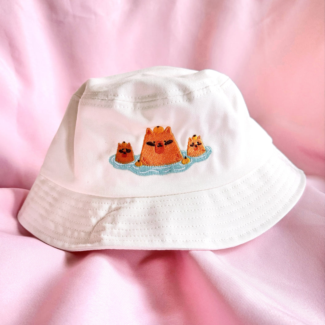 Capybara Bath Bucket Hat