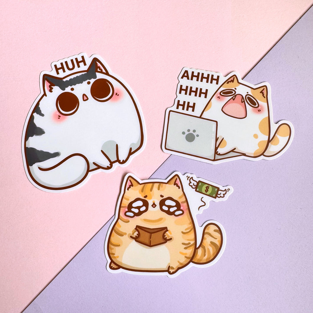 Meme Cats Vinyl Sticker