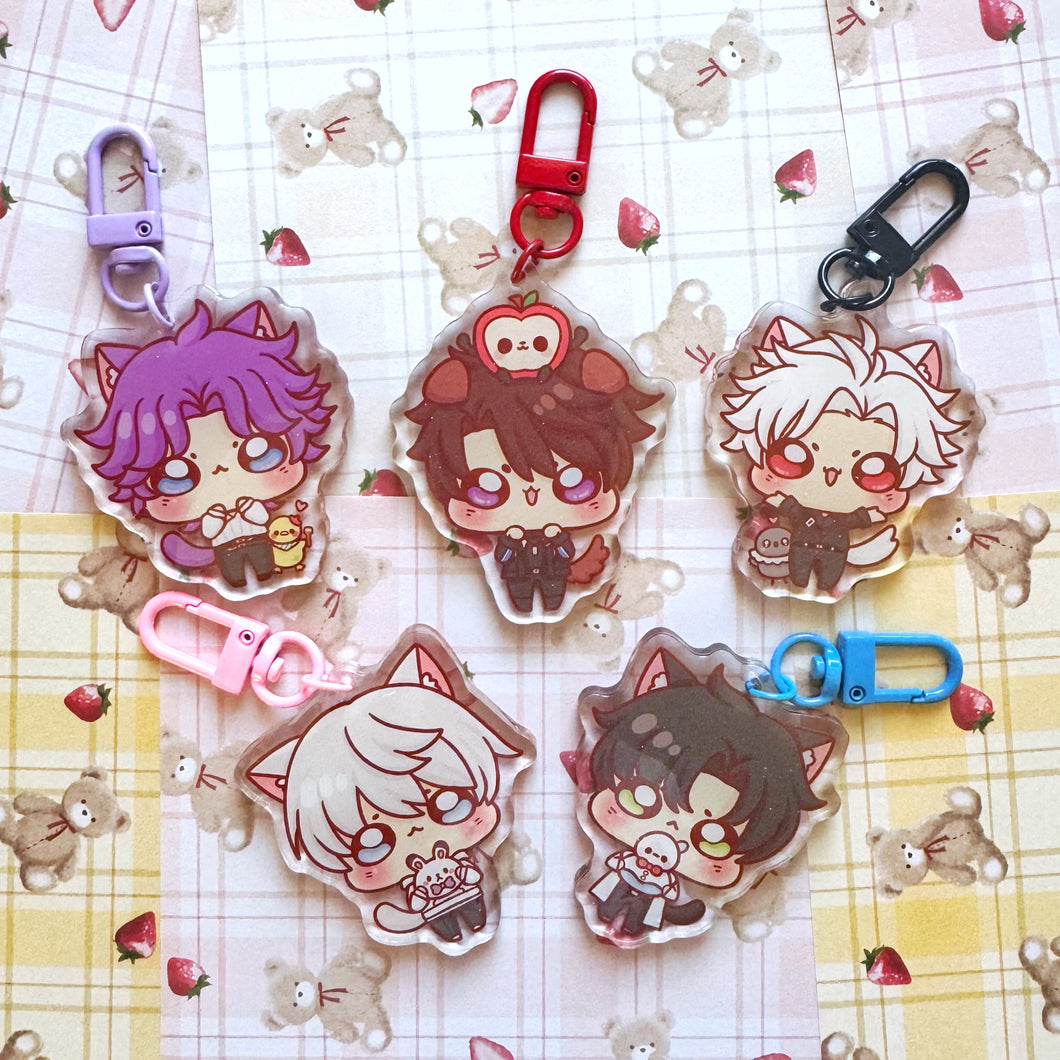 LADS Kitty Acrylic Charms
