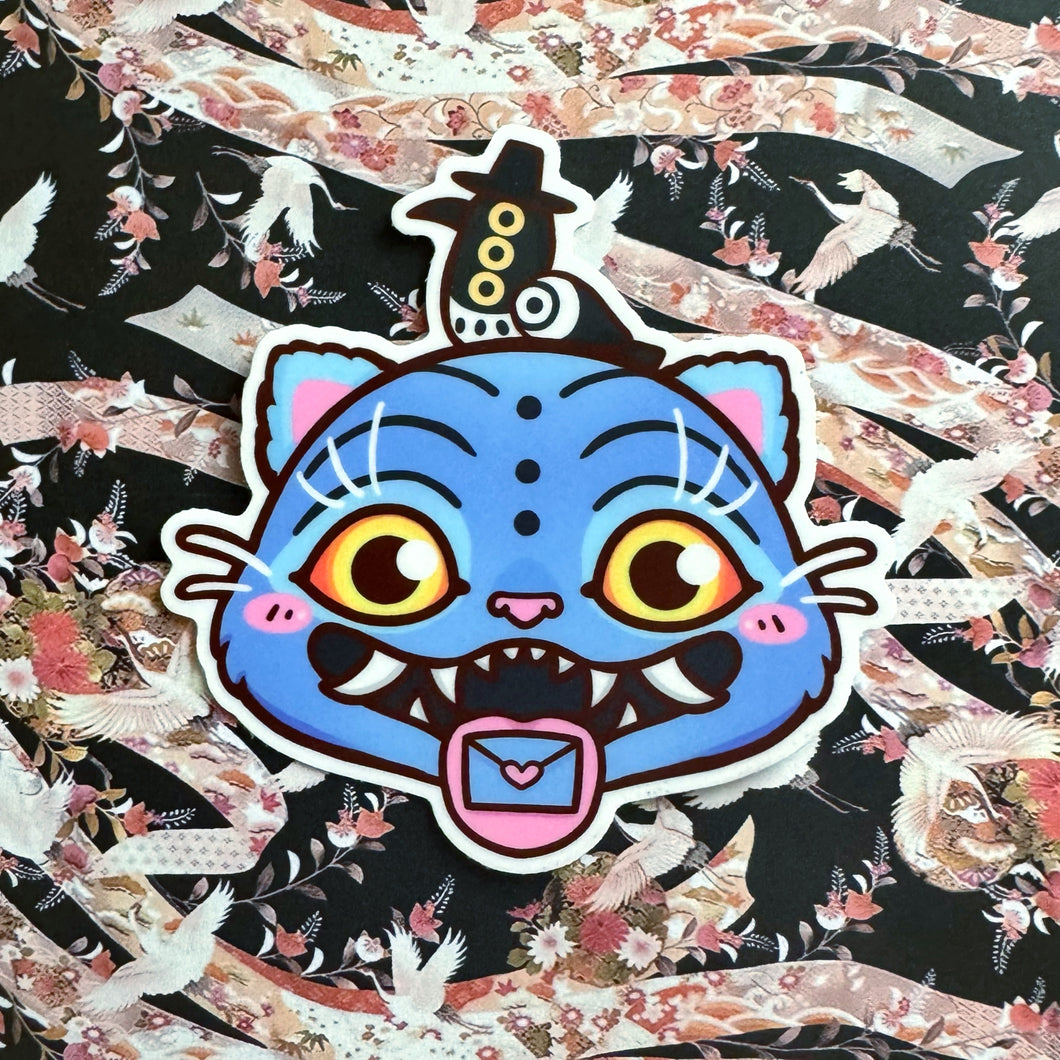 Letter Tiger Vinyl Sticker