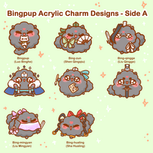 Load image into Gallery viewer, PREORDER Bingpup Cosplay Acrylic Charm Set
