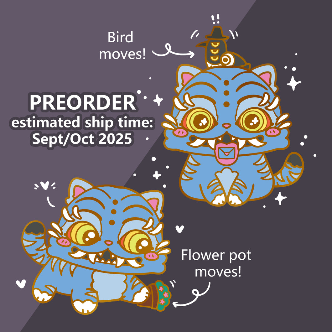PREORDER Tiger Springy Pins