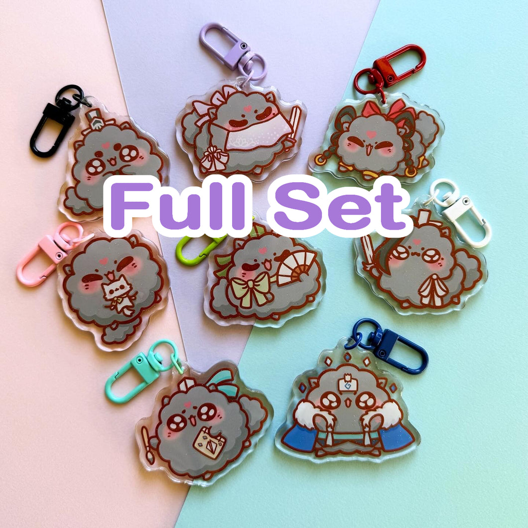 [Last One!] Bingpup Cosplay Acrylic Charm Set + Secret Charm