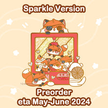 Load image into Gallery viewer, PREORDER Sparkle Vers. Ferret &amp; Fox Crane Game Pin Set
