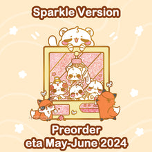 Load image into Gallery viewer, PREORDER Sparkle Vers. Ferret &amp; Fox Crane Game Pin Set
