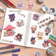 Load image into Gallery viewer, Genshin Impact Inspired Stationary Theme Sticker Book
