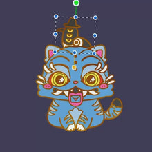 Load and play video in Gallery viewer, PREORDER Tiger Springy Pins
