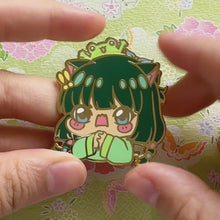 Load and play video in Gallery viewer, Apothecary Frog Chibi Springy Pin
