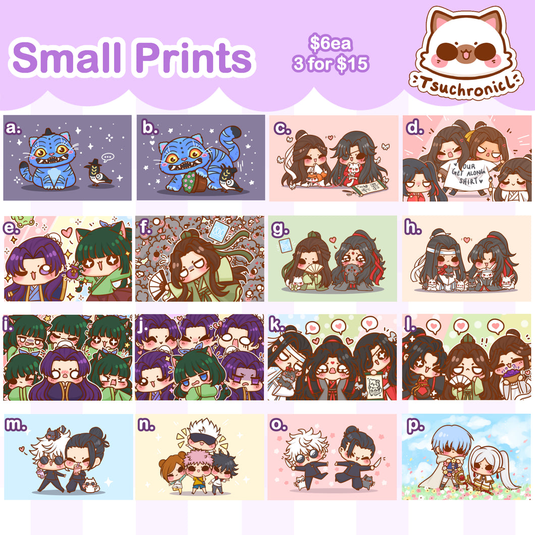 Small Prints Pt 1